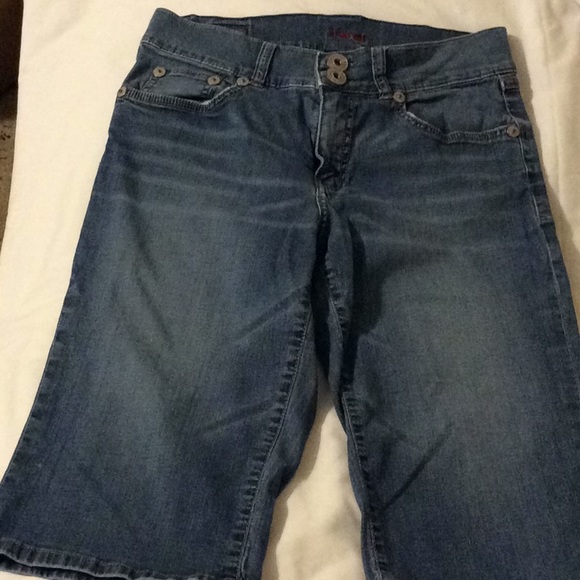 Jag Jeans Capri Size 30 Blue Denim Women shorts - Picture 2 of 6